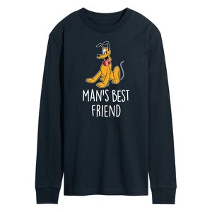 Men's - Disney - Mans Best Friend Long Sleeve Graphic T-Shirt - 1 of 4