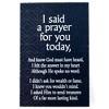 Dicksons Said A Prayer Navy Blue 3 x 2 Cardstock Keepsake Itty Bitty Bookmarks Pack of 24 - 2 of 2