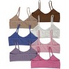 XOXO Girls' 7-Pack Assorted Seamless Non-Padded Bralette Sets - 2 of 4