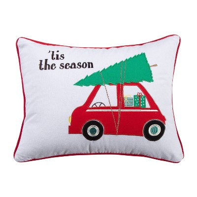 Merry & Bright Holly Jolly Tis the Season Pillow - by Levtex Home