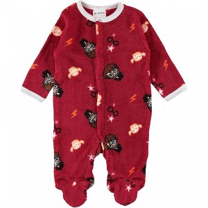 Kids Harry Potter House Mascot Print Baby Long Sleeve Footie Pajamas - 1 of 1