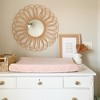 Ely's & Co. Baby Changing Pad Cover - Cradle Sheet 100% Combed Jersey Cotton Pink for Baby Girl - 4 of 4