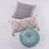 Briar Pleated Velvet Decorative Pillow - Levtex Home - 2 of 3