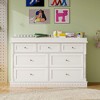 FUFU&GAGA White Nursery Changing Table with Multiple Drawers - Stylish and Functional for Baby Care - 3 of 4