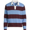 Lands' End Men's Long Sleeve Cotton Rugby Sweater Polo - 3 of 4