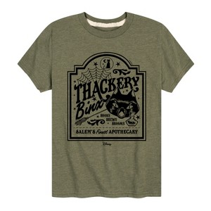 Boys' - Hocus Pocus - Binx Business Sign -Toddler and Youth Short Sleeve Graphic T-Shirt Short Sleeve Graphic T-Shirt - 1 of 4