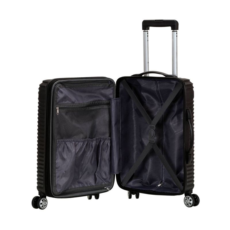 Rockland Star Trail Hardside Spinner Carry On Suitcase - Black, 2 of 6