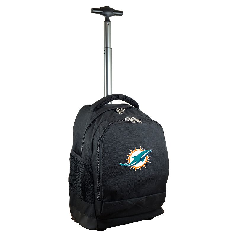 NFL Mojo Premium Wheeled Backpack - Black, 1 of 8