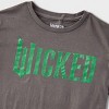 Kids' Wicked Movie Short Sleeve Graphic T-Shirt - Charcoal Gray - 3 of 4
