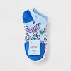 Girls' 7pk 'Mermaid' Lightweight Ankle Length Socks - Cat & Jack™ Blue - 2 of 3