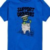 Boys' - Sesame Street - Support Grouches Oscar Short Sleeve Graphic T-Shirt - 2 of 4