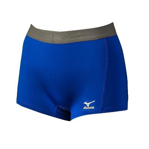 Mizuno Women's Flat Front Low Rider Volleyball Short Womens Size Medium In  Color Royal (5252)