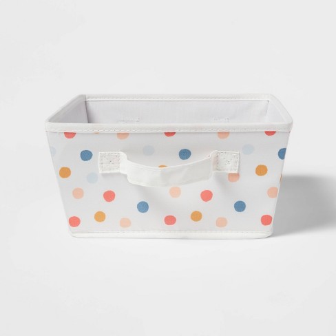 Small Polka Dot Kids' Fabric Bin - Pillowfort™ : Target