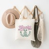City Creek Prints Lucky Horseshoes Canvas Tote Bag - 15x16 - Natural - 2 of 2