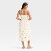 Women's Smocked V-Waist Midi Dress - A New Day™ - 2 of 3