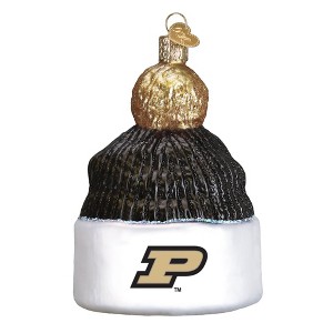 Old World Christmas Blown Glass Ornament for Christmas Tree, Purdue University Beanie - 1 of 1