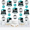Big Dot of Happiness Teal Graduation Party DIY Dangler Backdrop - Hanging Vertical Decorations - 30 Pieces - 2 of 4