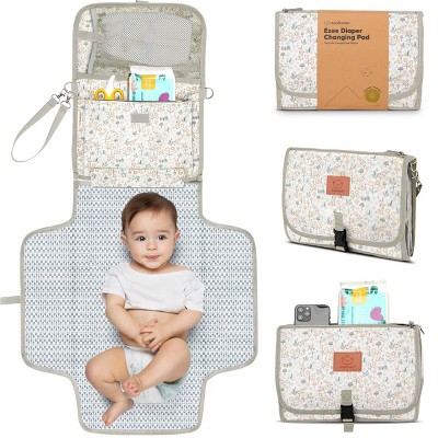 KeaBabies Ezee Diaper Changing Pad, Portable Diaper Changing Mat, Waterproof Foldable Diaper Changing Pad
