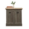 GDFStudio Carter Wood Decorative Storage Cabinet with Doors and Adjustable Shelves - 2 of 4