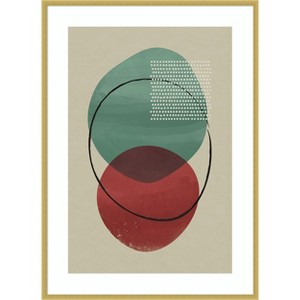 Amanti Art Geometric Hues I  by Gary William Wood Framed Wall Art Print - 1 of 4