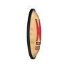 College Basketball Hardwood Design Oval Slimline Lighted Wall Sign - 3 of 4