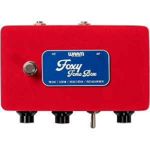 Warm Audio Foxy Tone Box Octave Fuzz Guitar Effects Pedal Limited Edition Red - 1 of 4