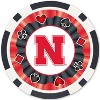 MasterPieces Casino 100 Piece Poker Chip Set - NCAA Nebraska Cornhuskers - 3 of 4