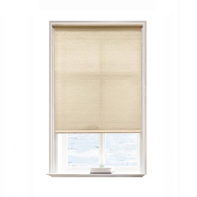 55"x72" Light Filtering Natural Roller Shade Linen - Lumi Home Furnishings