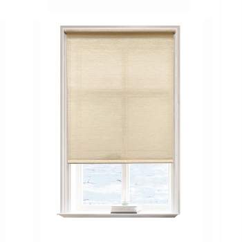 1pc 50"x72" Light Filtering Natural Roller Window Shade Linen - Lumi Home Furnishings