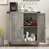Buffet Cabinet Farmhouse Storage Cabinet with Doors and Shelves - 3 of 4