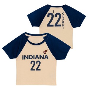 WNBA Indiana Fever Girls' Short Sleeve Caitlin Clark T-Shirt - 1 of 3