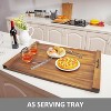 Acacia Noodle Board Stove Cover Wood with Handles for Gas/Electric Stove Top, 30" x 22" Extra Thick Kitchen Sink Cover Board, Decorative Serving Tray - 2 of 4