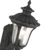 Livex Lighting Oxford 1 - Light Wall Light in  Textured Black - 2 of 2