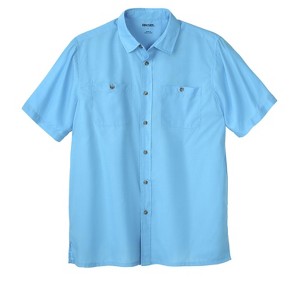 KingSize Men's Big & Tall Short-Sleeve Pocket Sport Shirt - 1 of 4