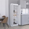 LunaLulinlk Pantry Cabinet, Space-Efficient 2-Door Design with Multiple Shelves - 4 of 4