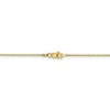Black Bow Jewelry 1mm, 10k Yellow Gold, Box Chain Necklace - 4 of 4