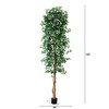 Nearly Natural 10-ft Artificial Ficus Tree - 2 of 4
