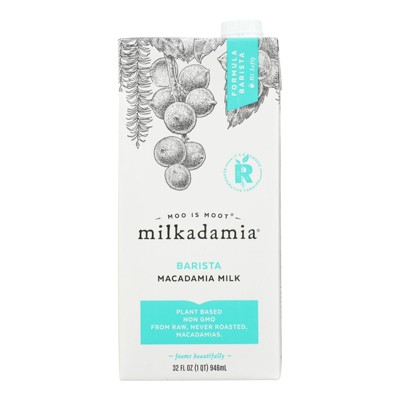 Milkadamia Barista Macadamia Milk - Case of 6/32 oz