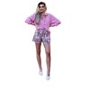 Women's Stroke of Style Silk Shorts - GLAM - 3 of 3