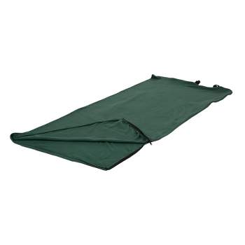 Stansport Rectangular Fleece Sleeping Bag Green