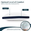 Lux Decor 2-Pack Gusseted Bed Pillows - Soft Microfiber Pillows with Durable Gusseted Edges Hypoallergenic Support Pillows for All Sleep Positions - 4 of 4