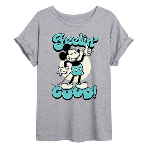 Women's - Disney - Feelin Good Oversized Graphic T-Shirt - 1 of 4