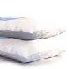 Deny Designs King April Lane Art Block Blue Monogram S Microfiber Printed Pillow Sham - 3 of 3