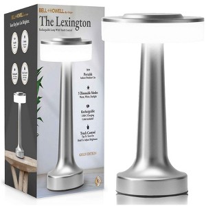 Bell + Howell Lexington Cordless LED Table Lamp 1 Pack Rechargeable Touch Control Modern Desk Light - 1 of 4