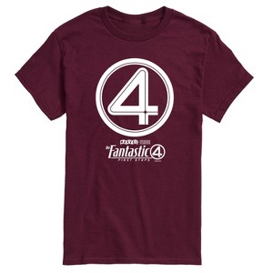 Men's - Marvel - Fantastic Four Circle Logo Short Sleeve Graphic T-Shirt - 1 of 4