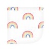 Hudson Baby Infant Girl Flannel Washcloths, Creative Rainbow 12Pk, One Size - 3 of 4