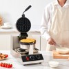VEVOR Commercial Waffle Maker, 1 Piece per Batch, 1300W Round Waffle Iron, Non-Stick Waffle Baker Machine with 122-572℉ / 50-300℃ Temp Range - 2 of 4