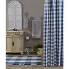 Park Designs Blue Buffalo Check Shower Curtain 72" - 2 of 4