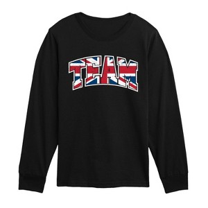 Boys' - Instant Message - Team Great Britain Long Sleeve Graphic T-Shirt - 1 of 4