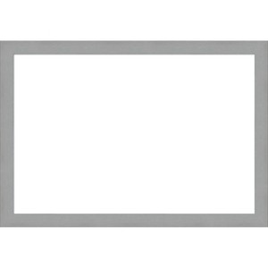 Amanti Art Brushed Black Framed Dry Erase Magnetic Board - 1 of 4
